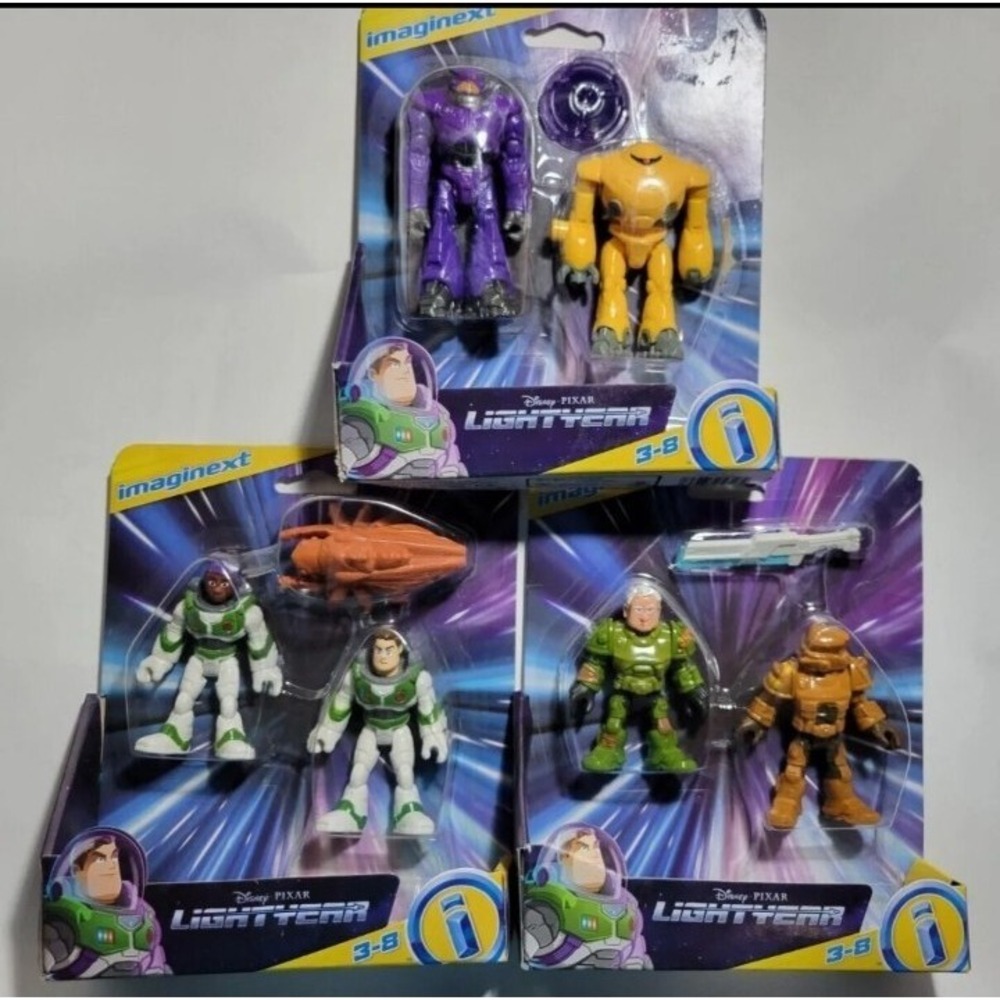 LOT-3 Darby Zurg Alisha Zyclops Lightyear‎ Toys Imaginext B17.4WA5228.2.5-9.3.6